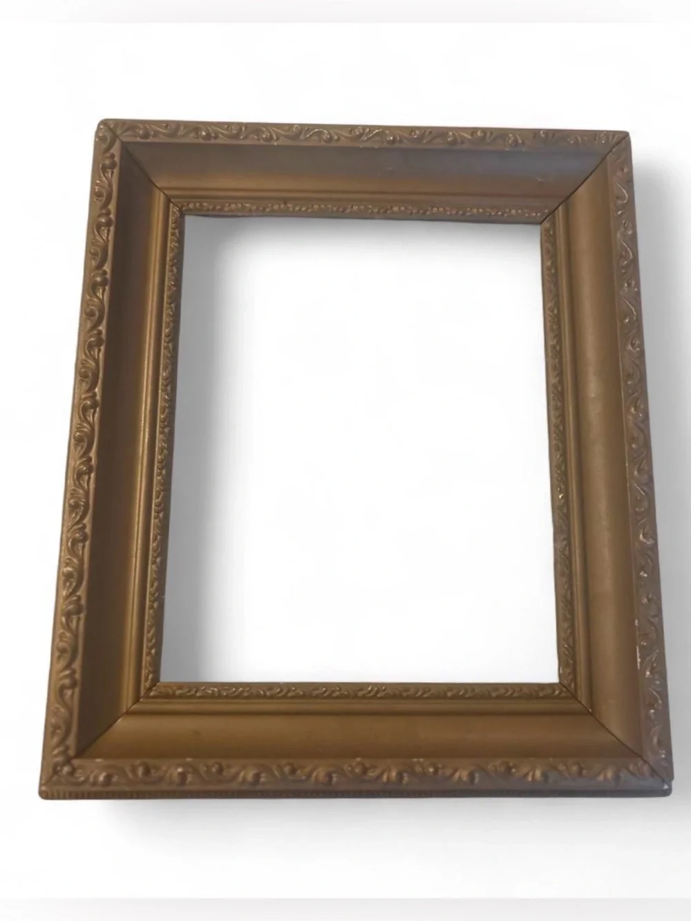 Vintage wooden Classic Ornate Bronze Picture Frame - 11.5 x 13.5